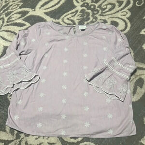 Liz Claiborne top. Long  sleeves. Soft. Dressy or casual. Size XL.